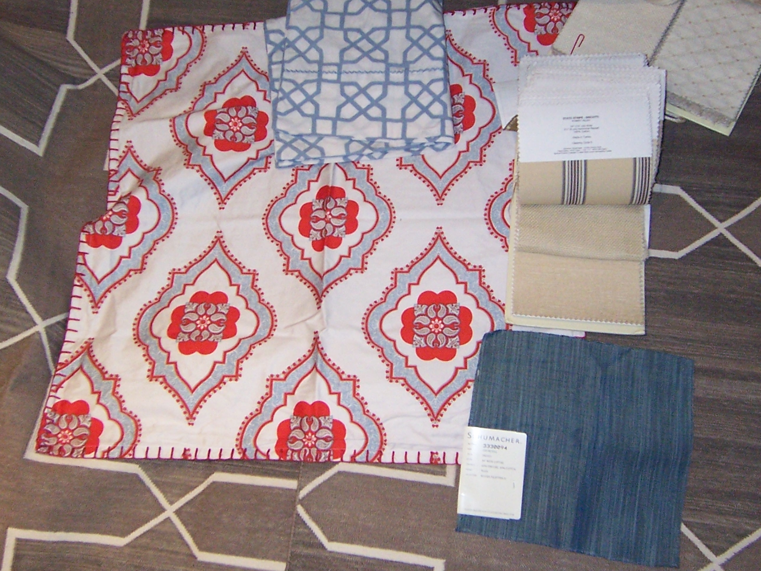 John Robshaw bedroom materials