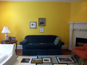 Hanging an art wall Hanging an art wall