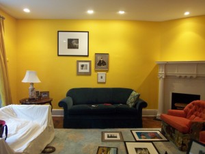 Hanging an art wall Hanging an art wall