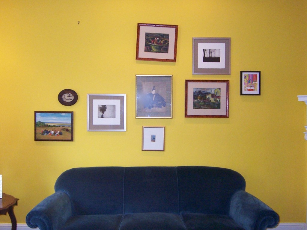 Art wall in progress