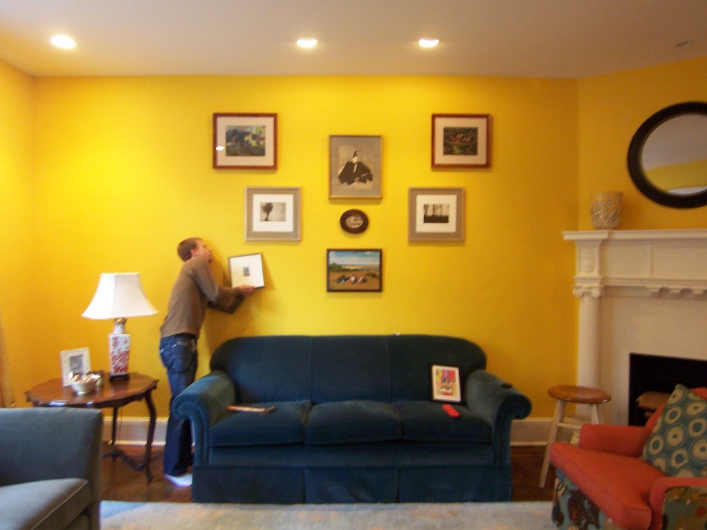 Uncle Jimmy hanging art