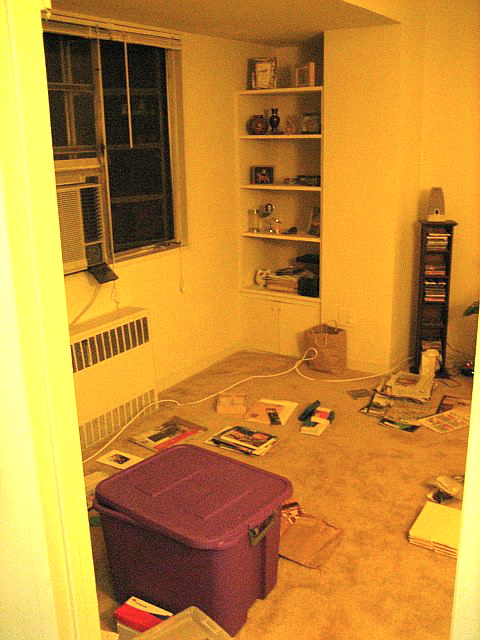 Shelves in apartment