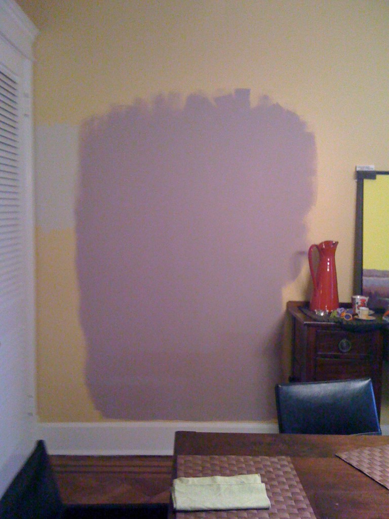Purplish paint swatch