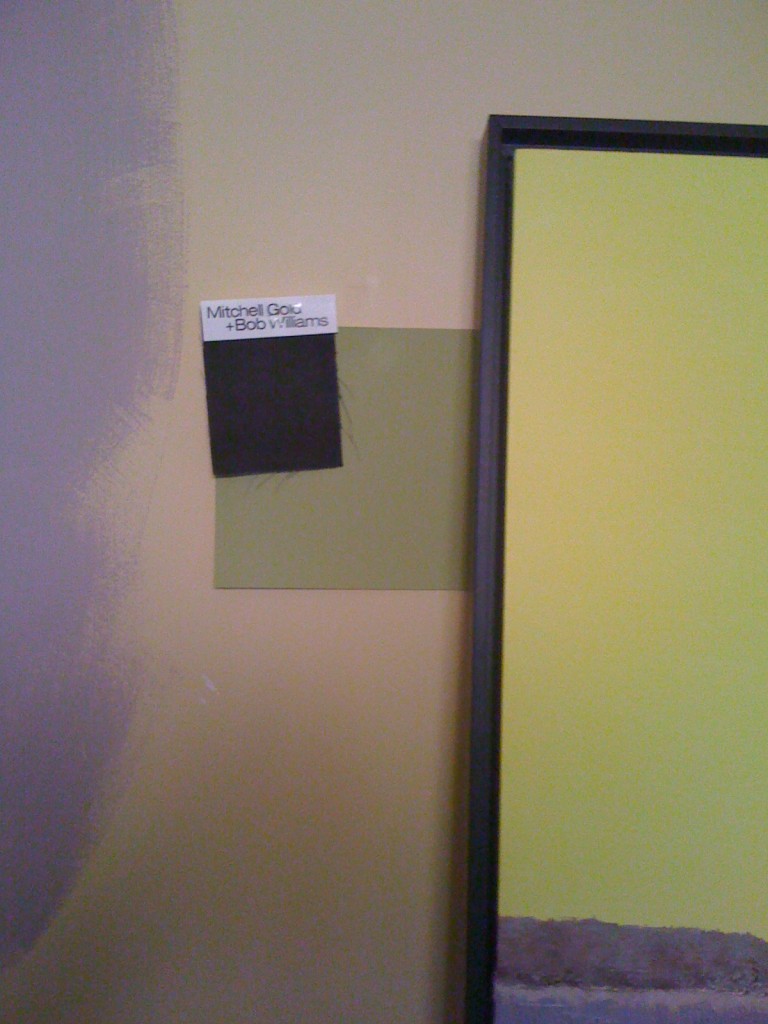 Split Pea green paint swatch