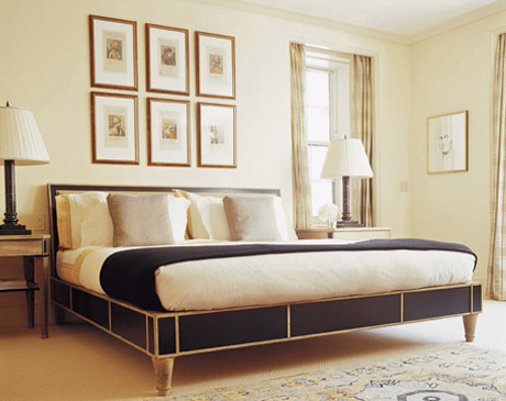 Art hung in a grid Art hung in a grid