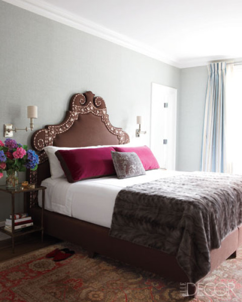 Brown upholstered headboard Brown upholstered headboard