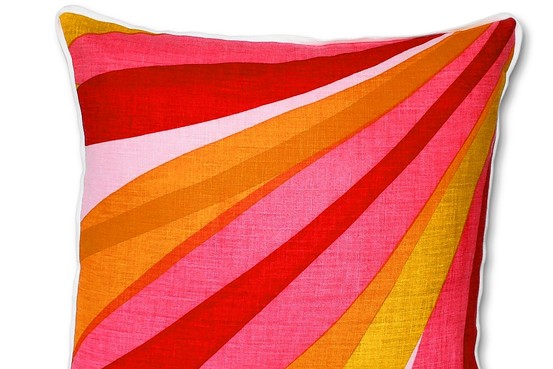 Jonathan Adler pink and yellow pillow