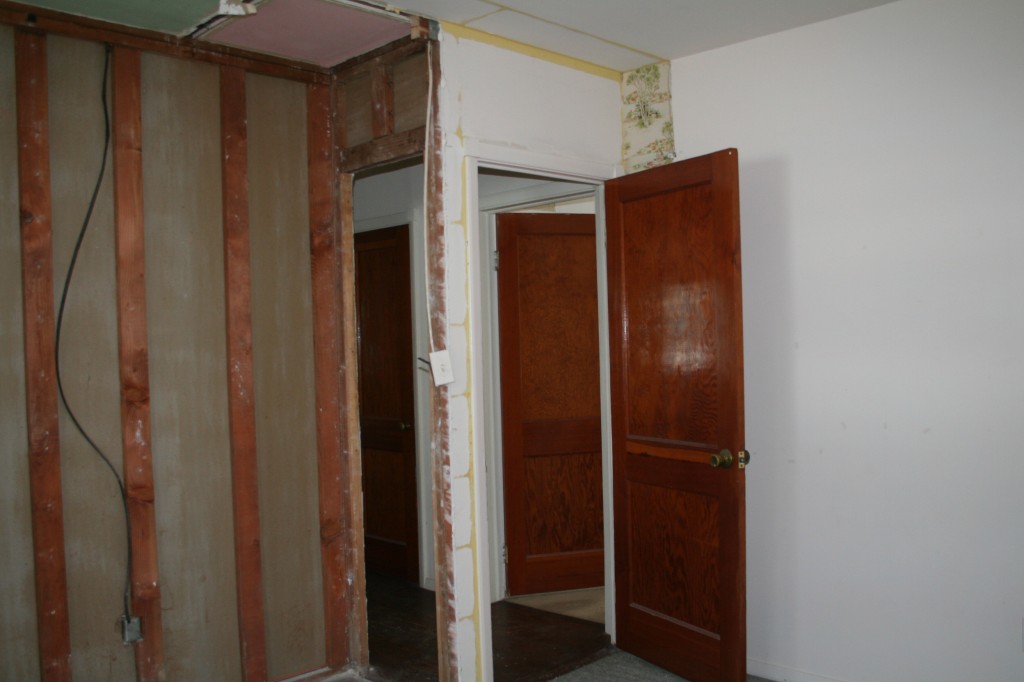 Linen closet removed