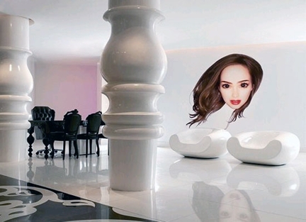 Mondrian hotel lobby