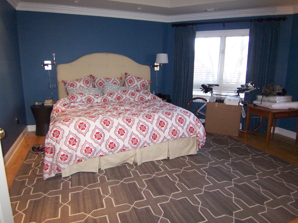 Blue bedroom
