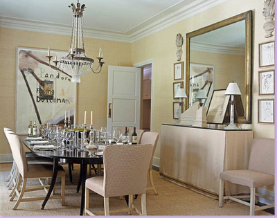 Table skirt dining room