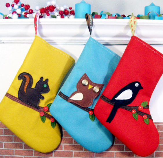 Christmas stockings from Etsy