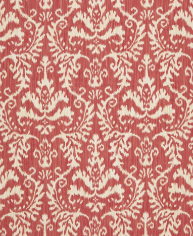 Pink and cream Ikat fabric