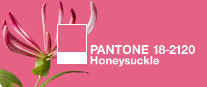 Pantone's color of the year 2011: Honeysuckle Pink