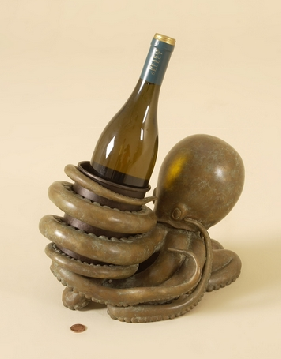 Octopus wine holder