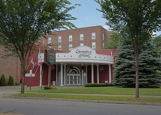 The Queensbury Hotel entrance, Glens Falls, NY The Queensbury Hotel entrance, Glens Falls, NY