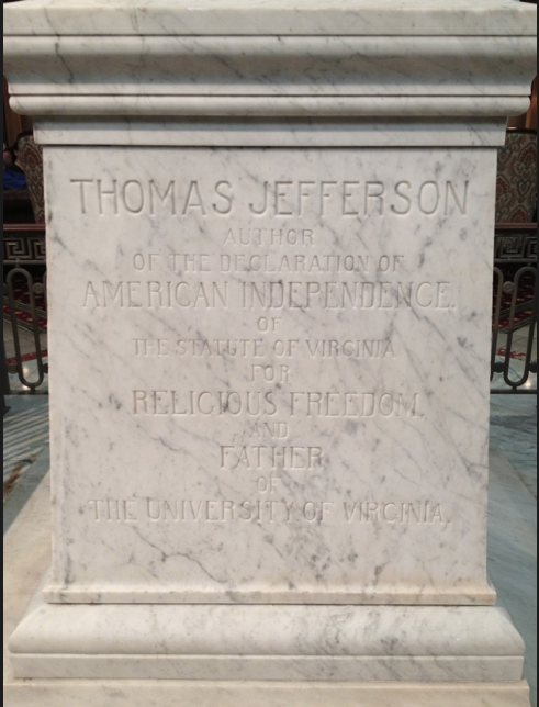 Thomas Jefferson's epitaph Thomas Jefferson's epitaph