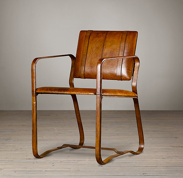 BUCKLE CHAIR ANTIQUED CHESTNUT