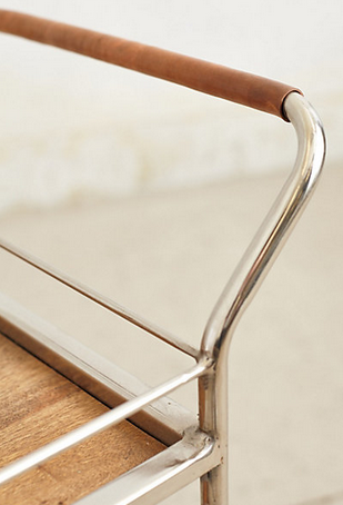 Anthropologie furniture: Wooden Bar Cart