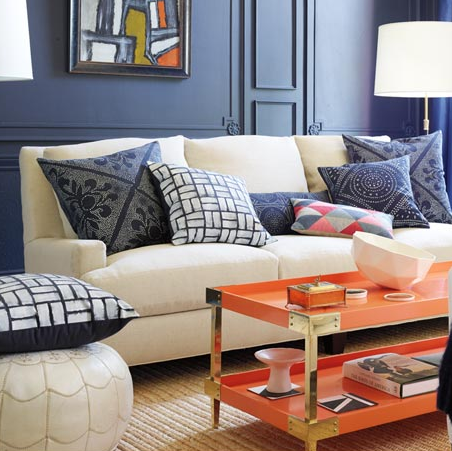 Serena & Lily throw pillows