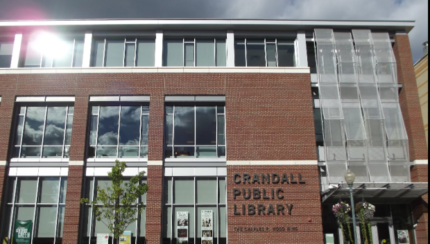 Contemporary wing of Crandall Library