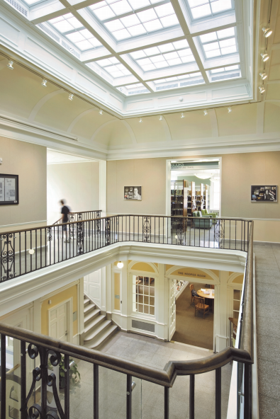 Atrium of Crandall Library