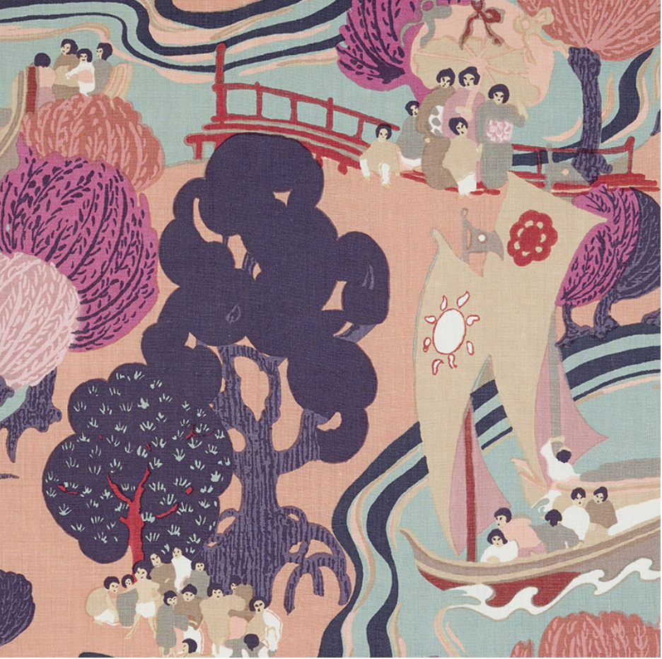 Fabric Schumacher's Pearl River