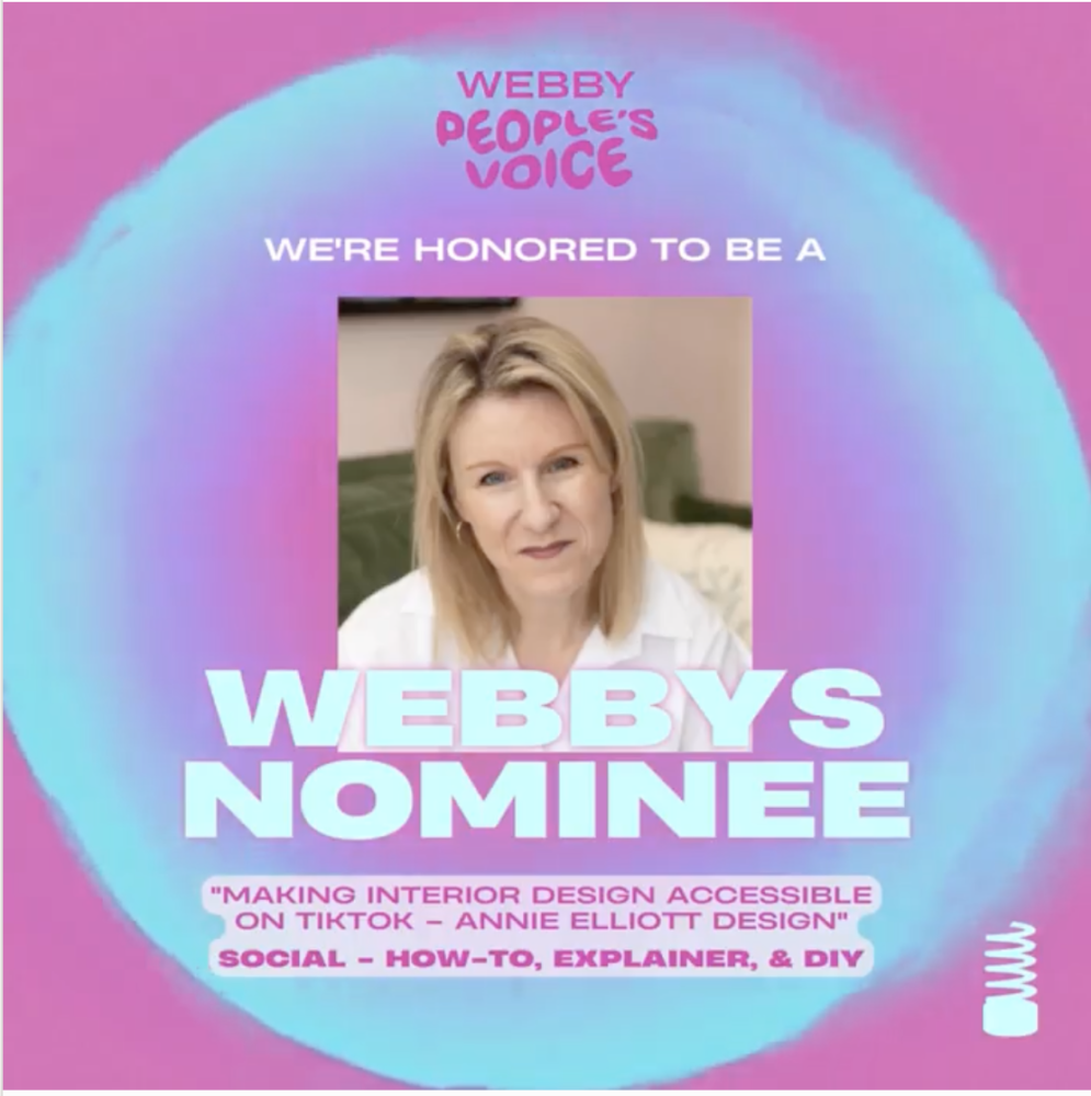 Webbys Nominee promotion picture of Annie Elliott