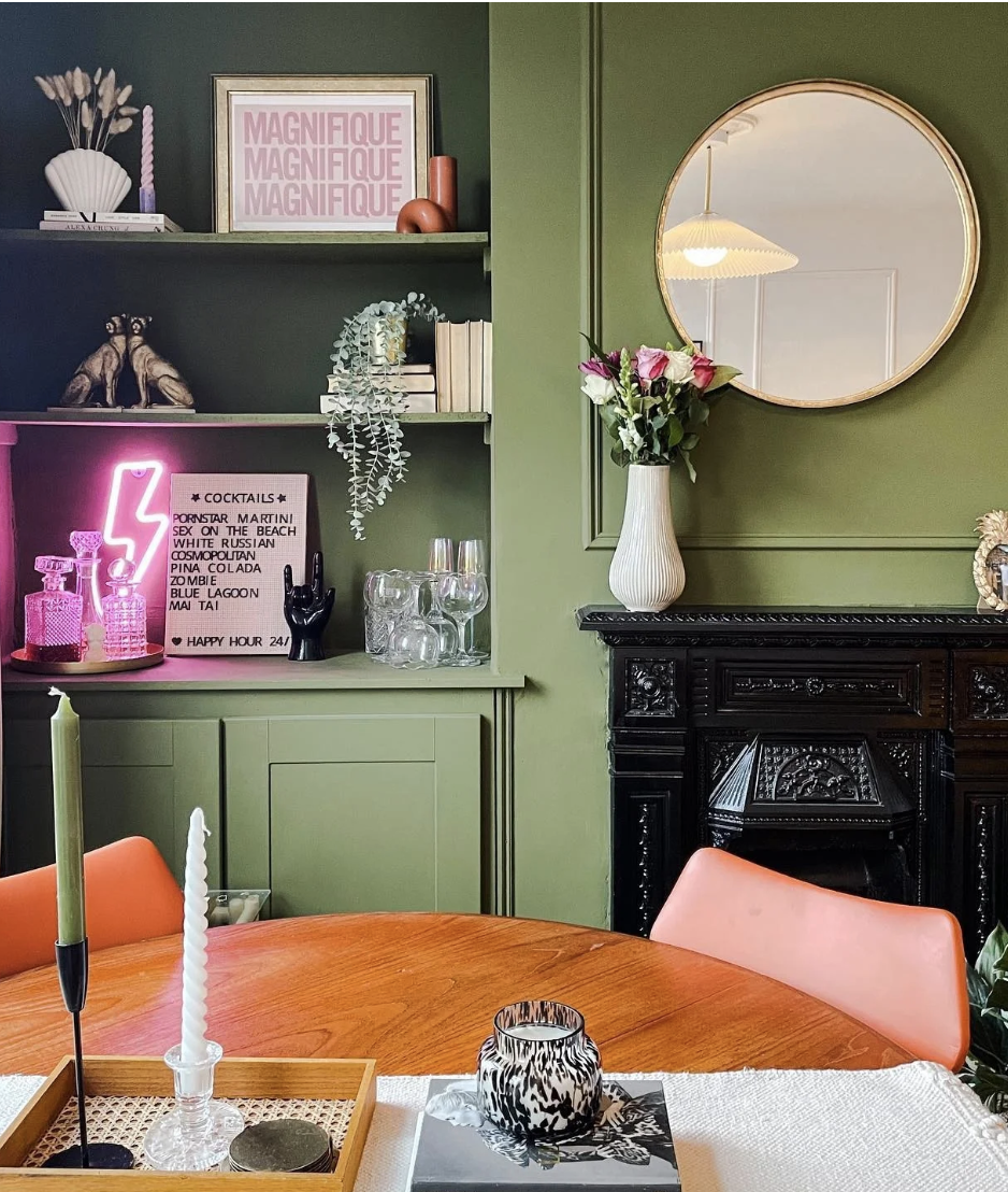 Gray is out, greens are in. Hooray! : Annie Elliott Design