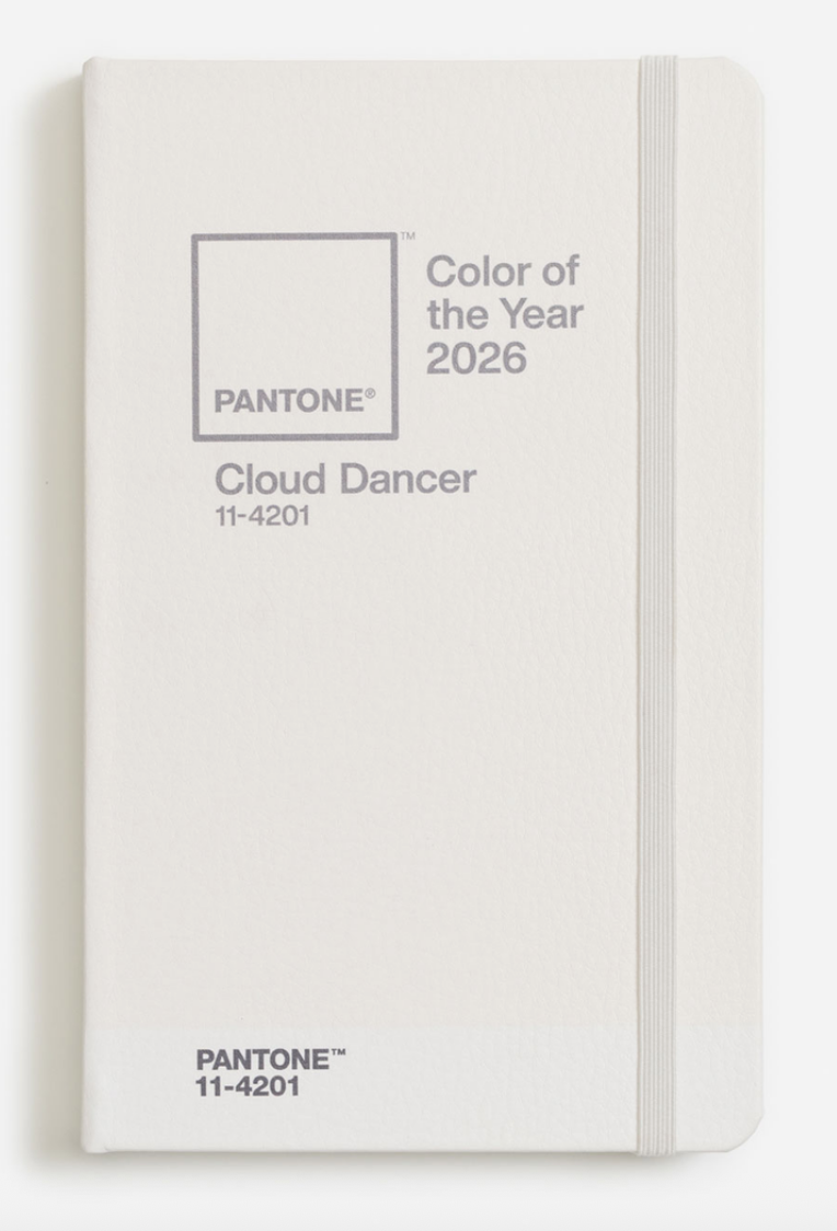 White notebook cover