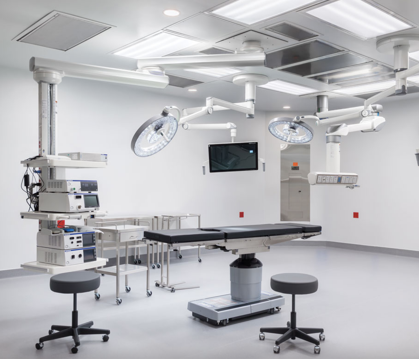 White operating room