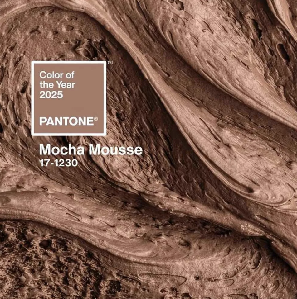 Pantone's 2025 color of the year Mocha Mousse