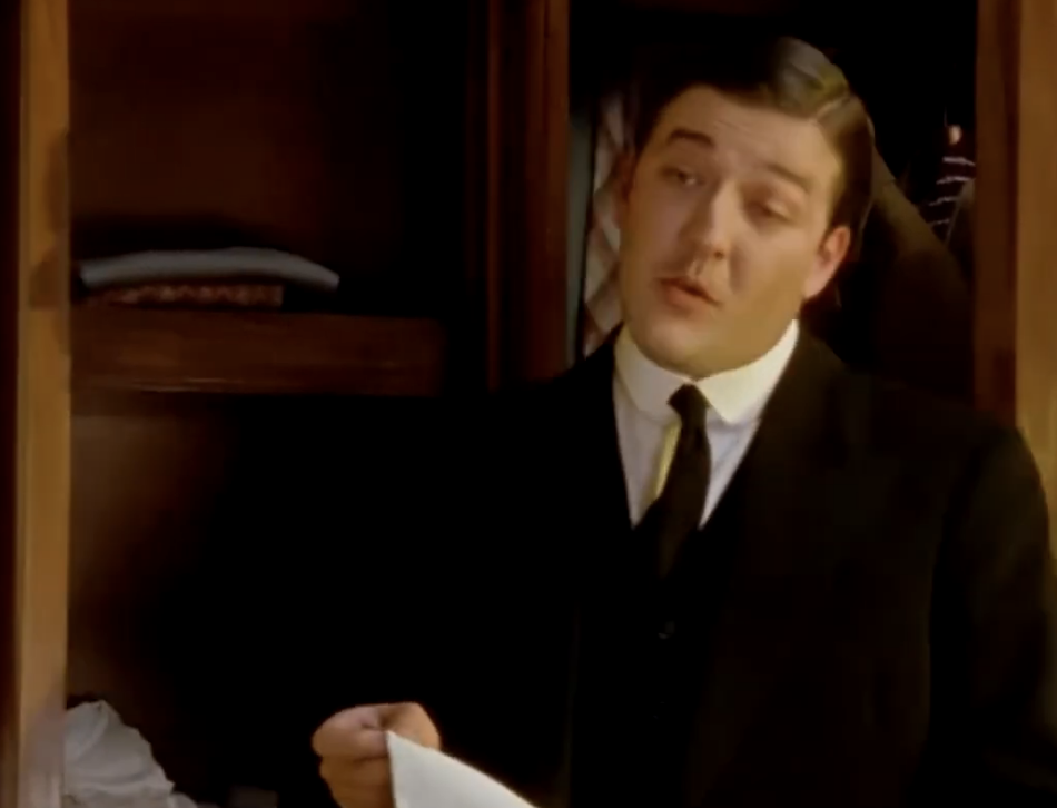 Image of Jeeves with a handkerchief